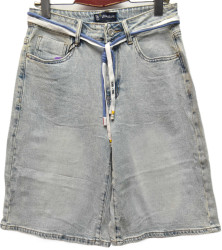 Шорты джинсовые женские LDMJS ПОЛУБАТАЛ оптом 34961872 0222-55