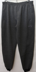 Спортивные штаны мужские на флисе (gray) оптом Турция 64183792 03-29