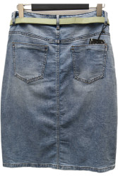 Юбки джинсовые женские БАТАЛ оптом 34076258 6469-27