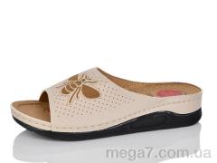 Шлепки, DeMur оптом 3001-7 beige