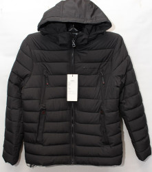 Куртки зимние мужские (черный) оптом 82673405 Y24-13