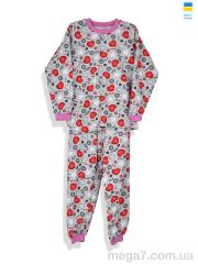 Пижама, Kir15 оптом 195363 сірий