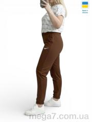 Спортивные брюки, Sport style оптом 10055-1NI шоколад