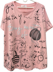 Футболки женские БАТАЛ оптом 61957302 7705-42