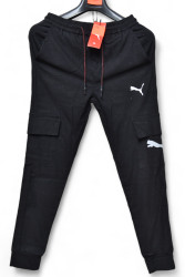 Спортивные штаны мужские (черный) оптом 21864750 06-33