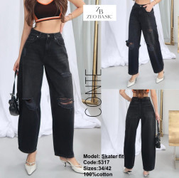 Джинсы женские ZEO BASIC оптом 60835721 5317-7