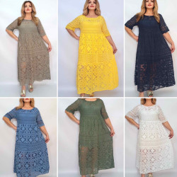 Платья женские БАТАЛ оптом 82547091 253-54
