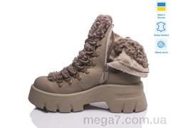 Ботинки, Prime-Opt оптом Paradize 555 капучино шкіра зима(37-40)