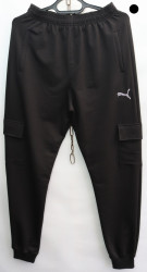 Спортивные штаны мужские (black) оптом 39546801 03-38
