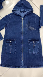 Куртки джинсовые женские ПОЛУБАТАЛ оптом 84037619 02-5