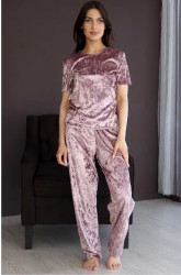 Ночные пижамы женские БАТАЛ оптом 35824976 02-4