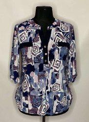 Блузки женские БАТАЛ оптом 48125936 003-23