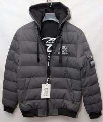 Куртки двусторонние зимние мужские KZXN (gray) оптом 39750286 KZ027-9