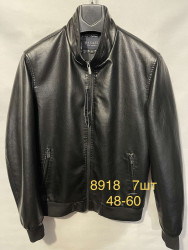 Куртки кожзам мужские MAX-HT (черный) оптом 54368920 8918-11