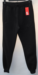 Спортивные штаны мужские на флисе (dark blue) оптом 63412985 03-54