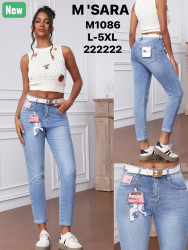 Джинсы женские МОМЫ ПОЛУБАТАЛ оптом 80436715 1086-1