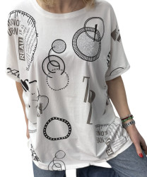 Футболки жіночі БАТАЛ оптом LEVISHA 