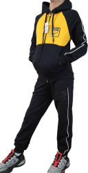 Спортивные костюмы подростковые (черный) оптом 34276105 01-11