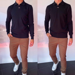 Светри чоловічі (чорний) оптом