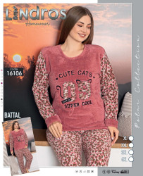 Ночные пижамы женские БАТАЛ оптом 96475382 16106-13