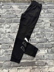 Спортивные штаны мужские (черный) оптом 97384650 02-3