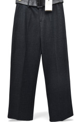 Брюки женские на флисе YIMEITE БАТАЛ оптом 19573426 802-2-167