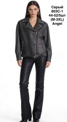 Куртки кожзам женские ANGEL оптом 47189360 803-1-183