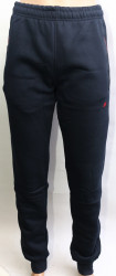 Спортивные штаны мужские на байке (темно синий) оптом 80473512 13303-32
