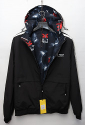 Куртки двусторонние мужские ZENECA (black) оптом 35249186 FZ-77705-6