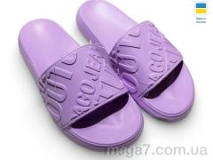 Шлепки, Rai shoes оптом 249 лаванда