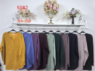 Свитера женские БАТАЛ оптом 40819326 5082-5