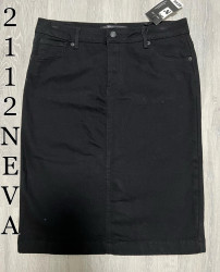 Юбки джинсовые женские NEVA БАТАЛ оптом 68317249 2112-13