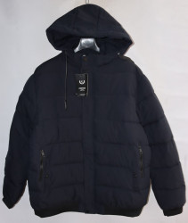Куртки зимние мужские KDQ БАТАЛ (dark blue) оптом 85309614 F101D-4