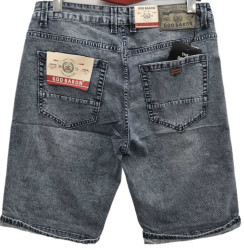 Шорти джинсові чоловічі ПОЛУБАТАЛ оптом FANGSIDA 