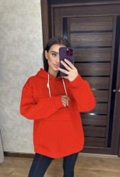 Худи женские на флисе оптом 65874109 092-13