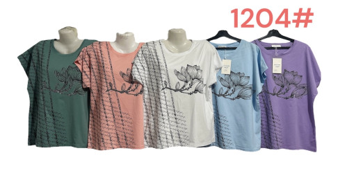 Футболки женские БАТАЛ оптом 14230567 1204-90