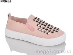 Слипоны, Super Gear оптом 03-728 pink