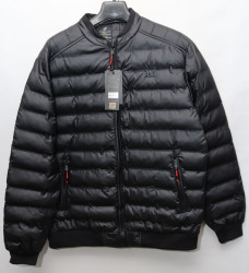 Куртки кожзам мужские FUDIAO БАТАЛ (black) оптом 32164759 929-64