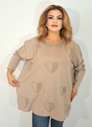 Свитера женские СУПЕРБАТАЛ оптом 83740612 54-42