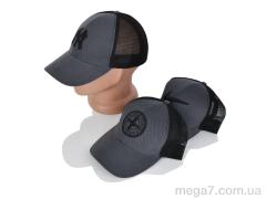 Кепка, STARK оптом Кепка з вишивкою котон з сірий mix