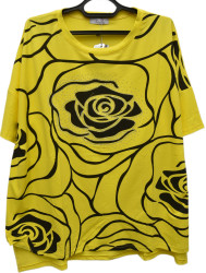 Футболки женские БАТАЛ оптом 73568419 385-41