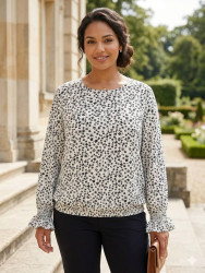 Блузки женские БАТАЛ оптом 93528704 585-173