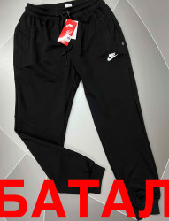 Спортивные штаны мужские БАТАЛ (черный) оптом 68024719 04-20