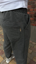 Спортивні штани чоловічі (темно-сірий) оптом