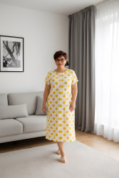 Платья женские БАТАЛ оптом 39481576 543-35