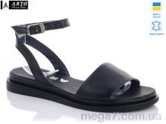 Босоножки, ARTO оптом 160 черная кожа