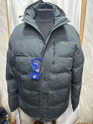 Куртки зимние мужские RLX БАТАЛ (хаки) оптом 08153627 6601-2-9