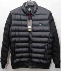 Куртки кожзам мужские FUDIAO (black) оптом 82419673 816-38