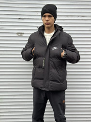 Куртки зимние мужские на меху (черный) оптом Китай 80241569 01-1