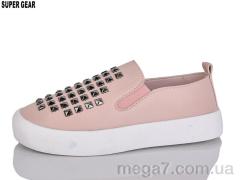 Слипоны, Super Gear оптом D728-3 pink